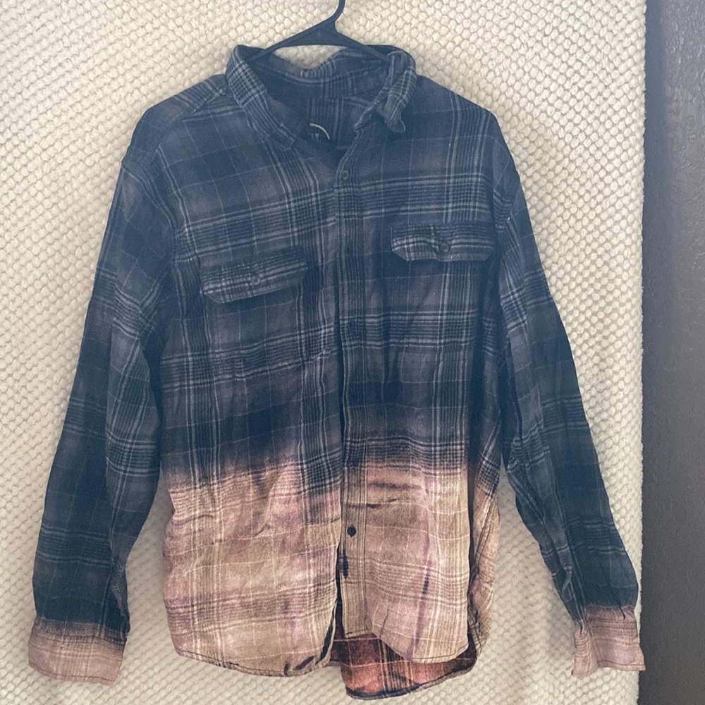 Ombré Bleached Flannel